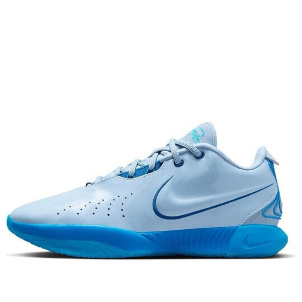 Size 9 Nike Lebron XXI Sneaker Court Blue Diver FQ4052-400 Men's Basketball Shoe